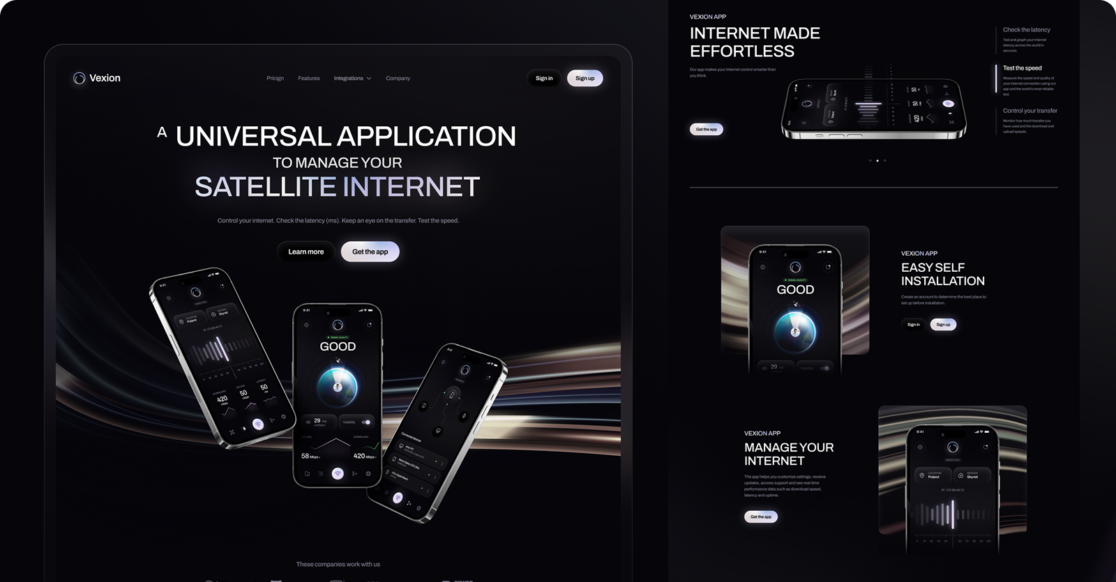 Apollo Creations-ის მიერ დამზადებული ვებ გვერდის მაგალითი